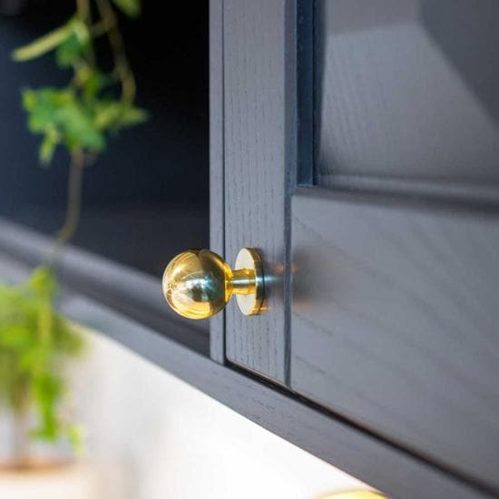 Knopp Solliden Matt Svart - Fronts by Sweden